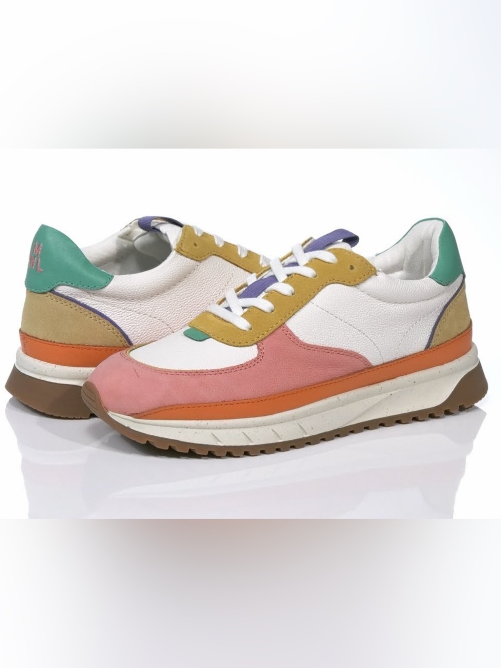 Madewell Kickoff Colorblock Trainer Sneakers GUC! W9